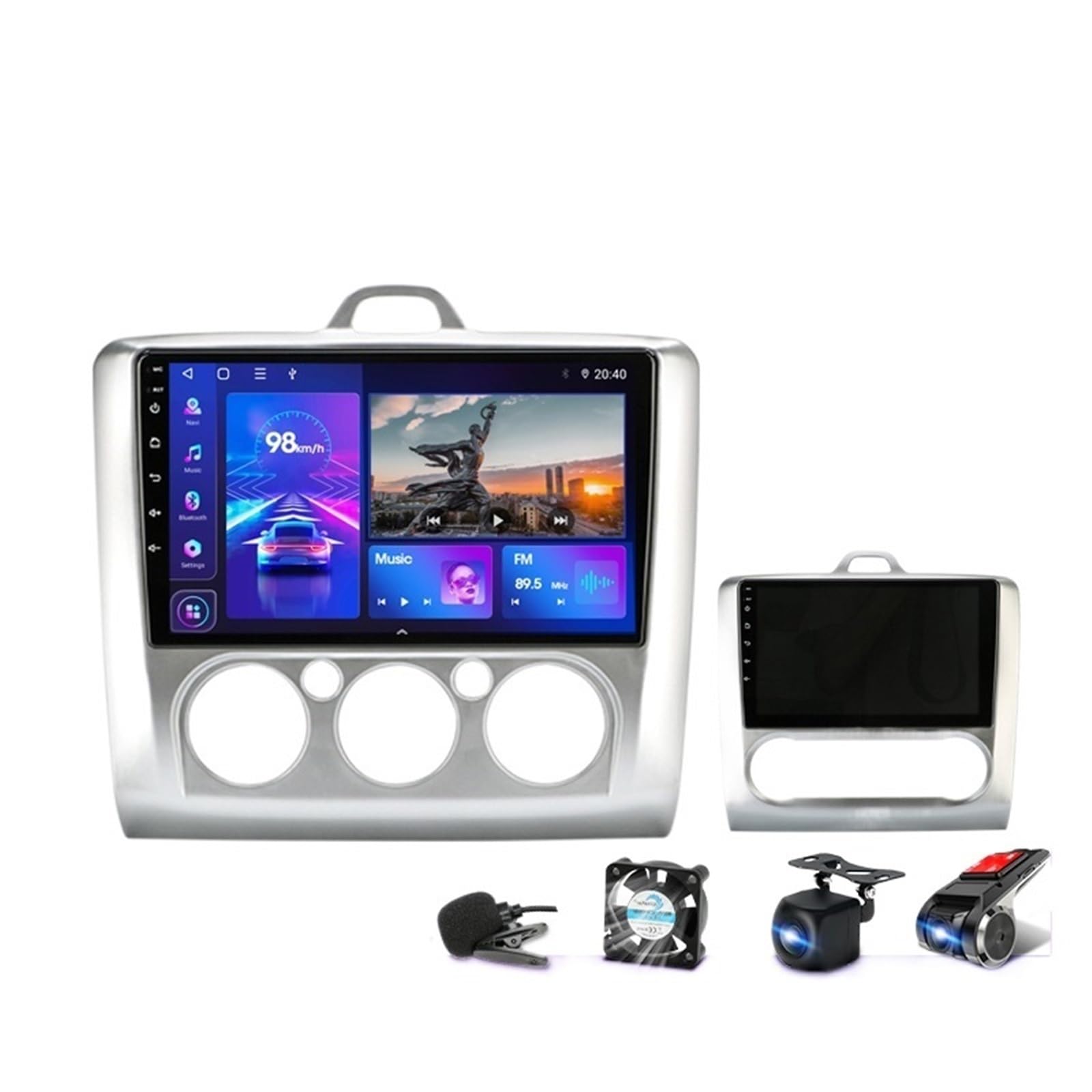 Nawigacja satelitarna Radio samochodowe Wifi Odtwarzacz multimedialny Nawigacja GPS(A-T3L-MIC)