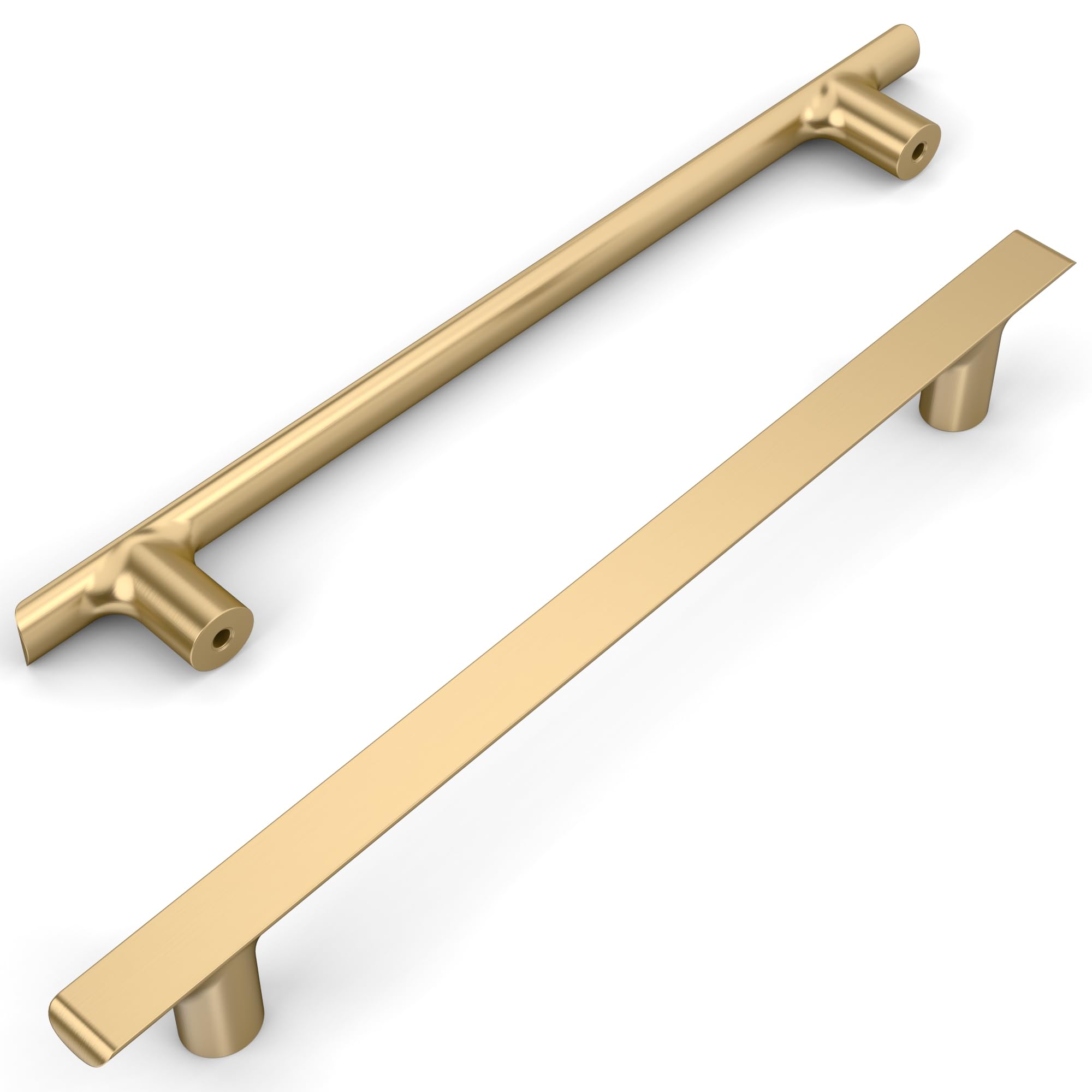 Poignées d'armoire de cuisine Amerdeco ZH0028 entraxe 192 mm bronze champagne x10