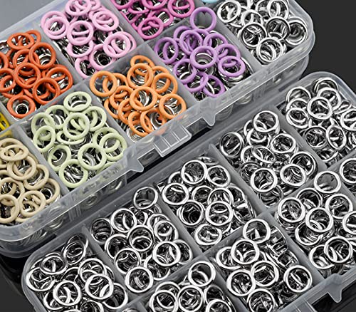 4Dj 800Pcs Snap Button Fasteners Kit For Sewing Clothes Crafting, Snaps Buttons Metal Grommet Tool Kit Eyelet Kit For Fabric (200 Sets, 10 Colors, 3/8 Inch) (Djww102) #TOP5