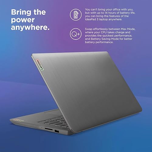 Miniatura 4 de Lenovo Laptop IdeaPad más reciente, pantalla FHD de 14 pulgadas, AMD Ryzen 7 5700U (Beats i7-1265U), 36 GB de RAM, SSD de 2 TB, lector de huellas