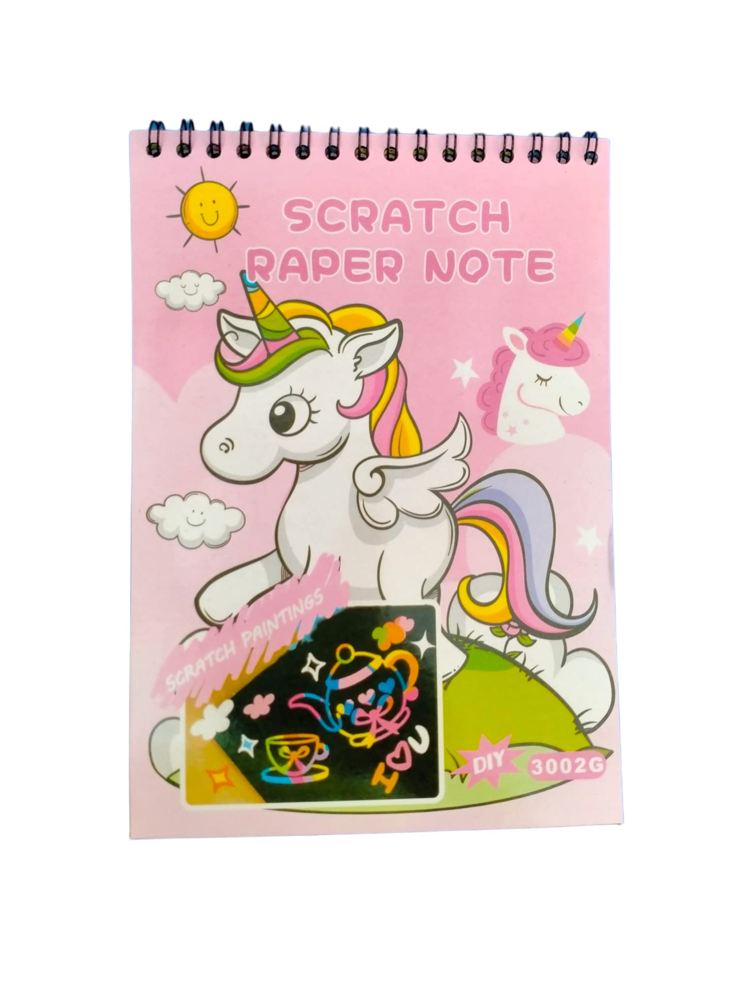 Scratch Paper Art for Kids Magic Rainbow Scratch Paper Off Set Scratch Crafts Arts Supplies Kits Pads Sheets Boards for Party Learning Games and Best Gift Item for Your Kids.