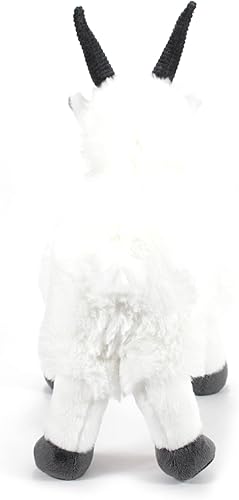 Miniatura 4 de The Petting Zoo Peluche de cabra de montaña, regalos para niños, animales del zoológico Wild Onez, juguete de peluche de cabra de 12 pulgadas