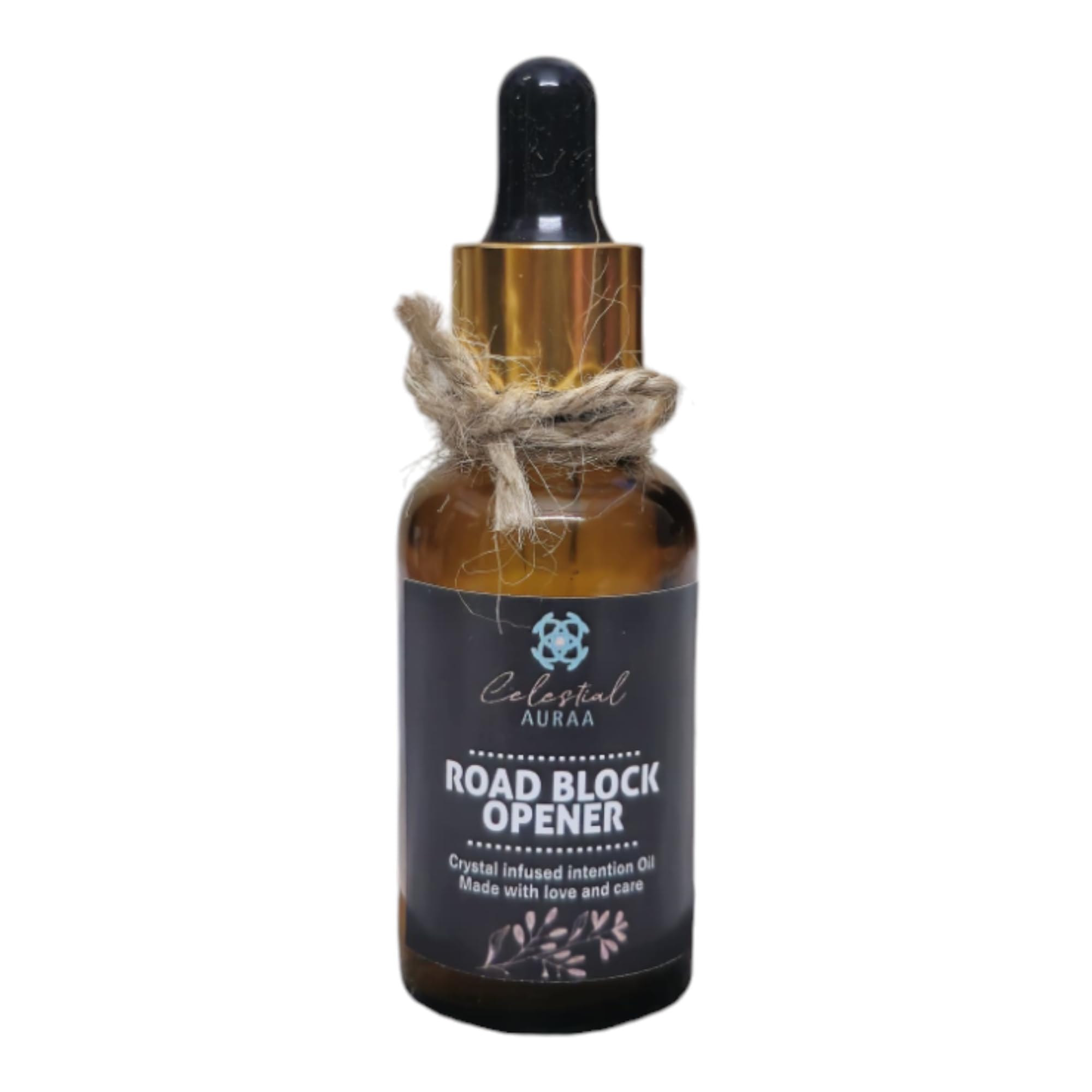 Sponsored Ad - Energized Road Block Opening Intention Oil - 30ml Infused with Crystals and Herbs for Removing Obstacles, Clearing Paths, and Inviting Success