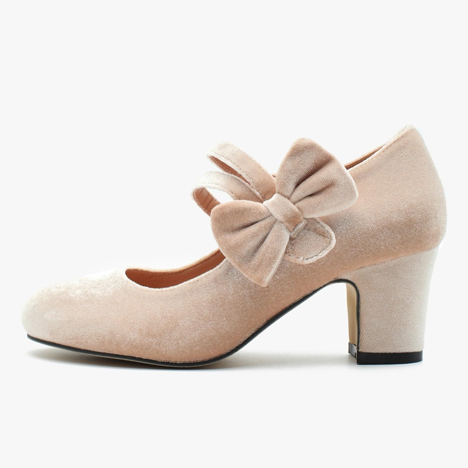 Dirndl Schuhe Zum Damen Elegant Und Bequem Weiße Mit Absatz Trachtenschuh Pumps Blockabsatz Für Hohe Peeptoes Flacher Riemchen Damen-Tanzschuhe Oktoberfest Outfit Schicke Kleid Stöckelschuhe 42