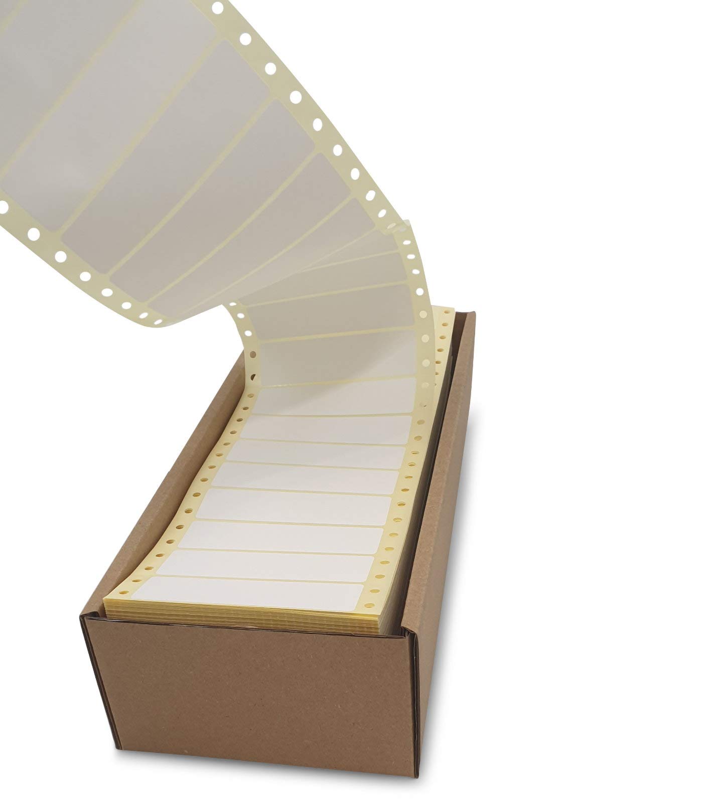 MASHPAPER weiße Endlosetiketten/Computeretiketten | 88,9 x 23,4 mm