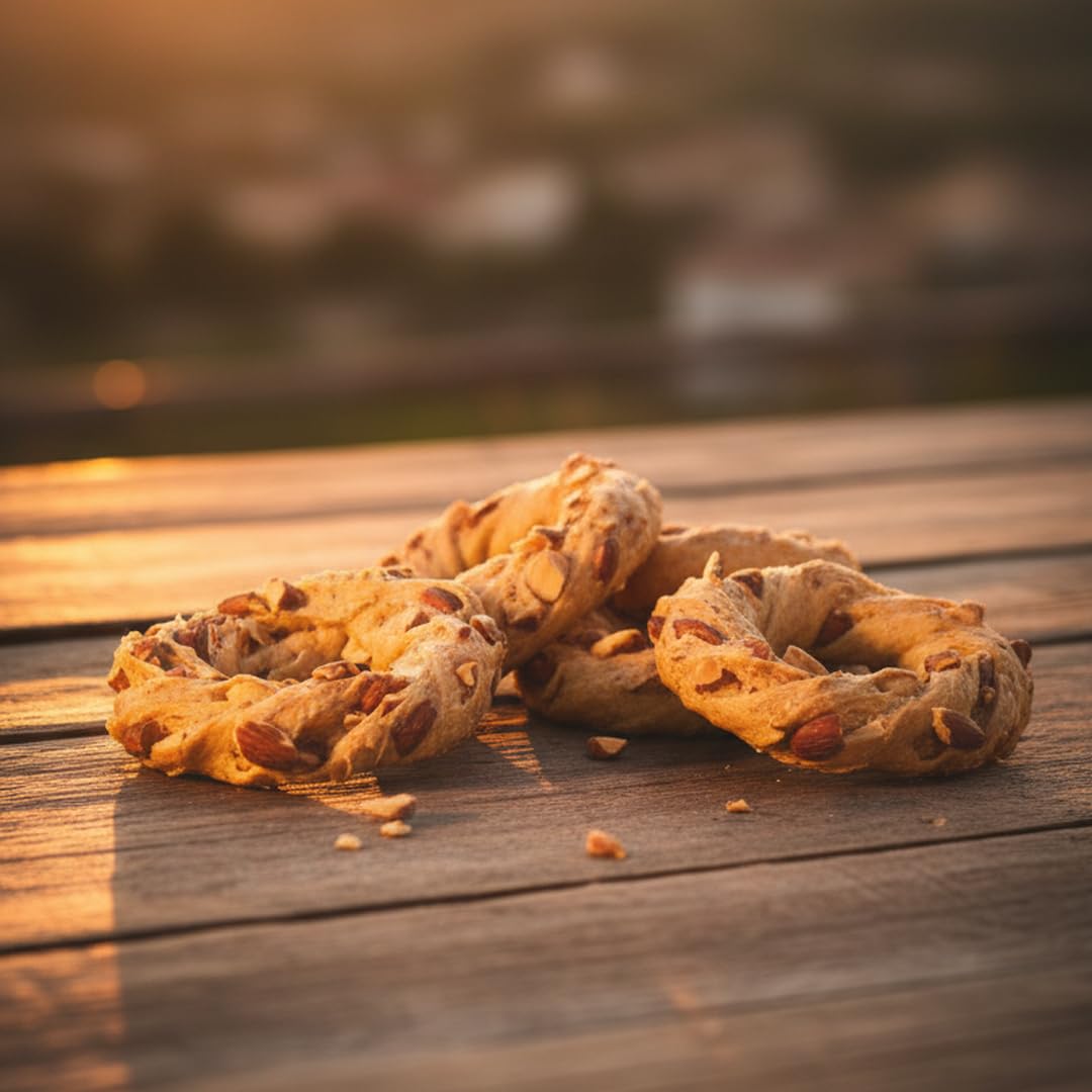 Taralli saindoux et poivre Sugna e Pepe Napolitain Extra Mandorlato 1kg Tarallo aux amandes de Naples Snack Dinner Apéritif Bière