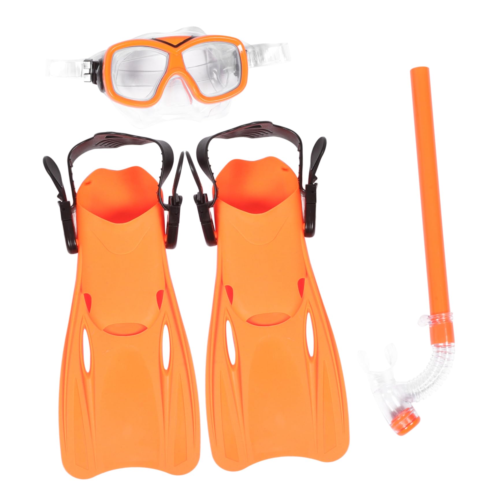 Milisten Beginner Snorkeling Kit Snorkeling Mask Snorkel and Fins Set Made for Adults and Boys and Girls