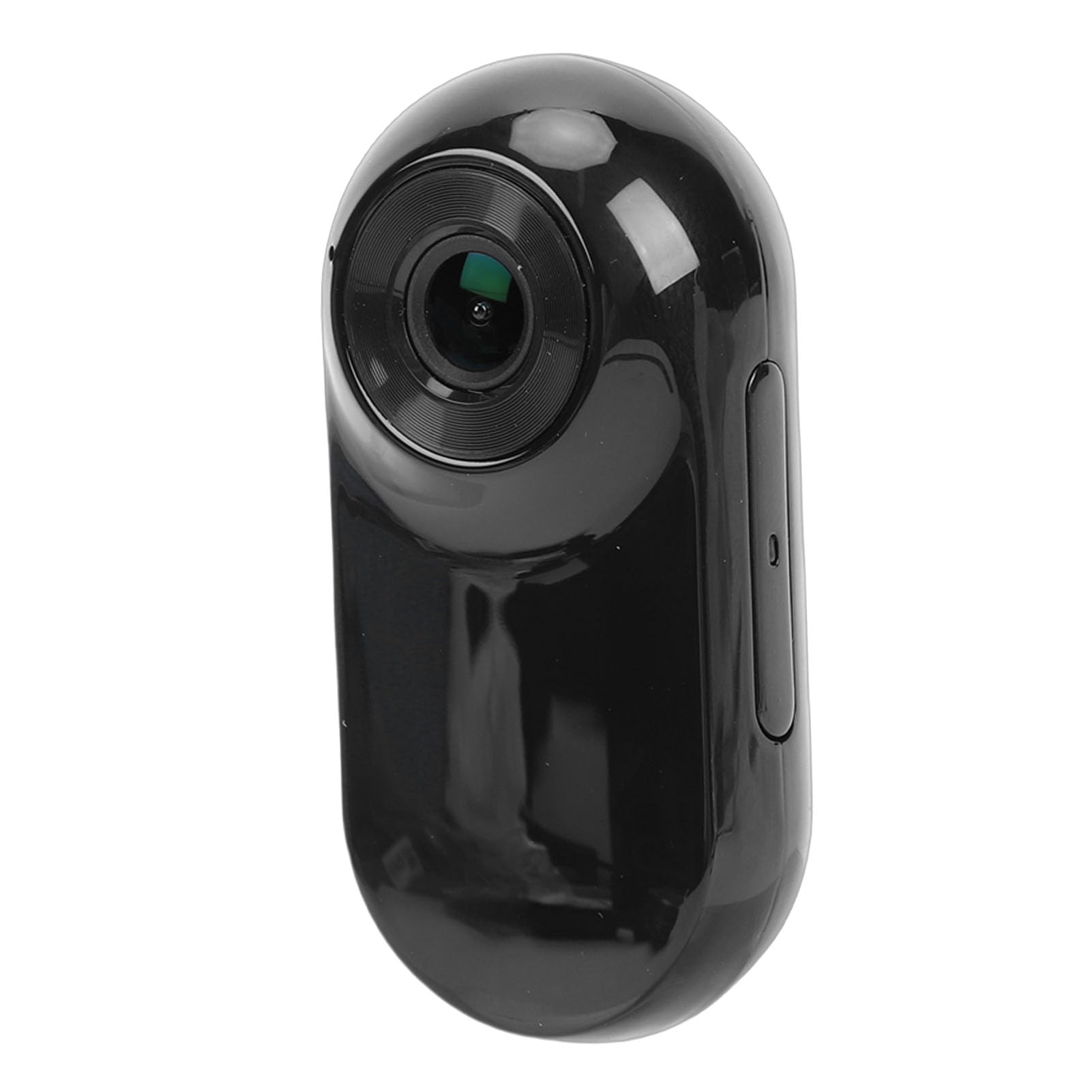 Videocamera da Pollice, Videocamera Indossabile con Registrazione Video HD 1080P con Cordino Magnetico, Scheda di Memoria da 128 GB per lo Sport e L'uso Quotidiano (Nera)