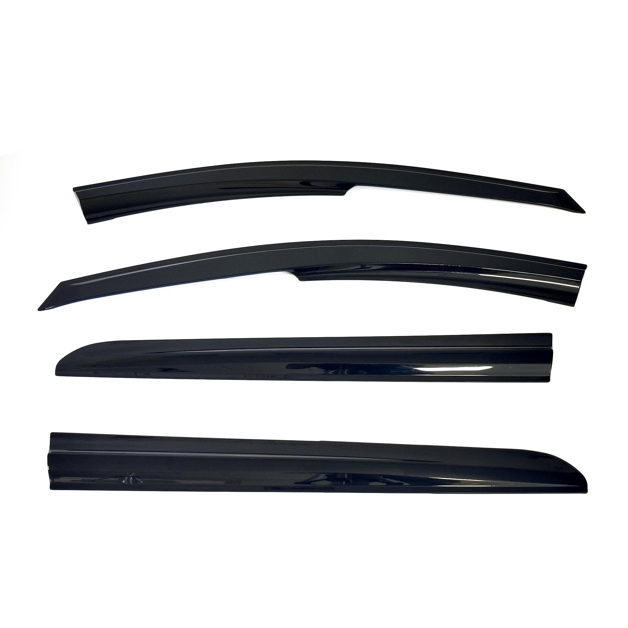 Déflecteurs De Vitre Voiture 4 Pièces Pour Dacia Sandero Stepway 2008-2020 - CarJoy Noir