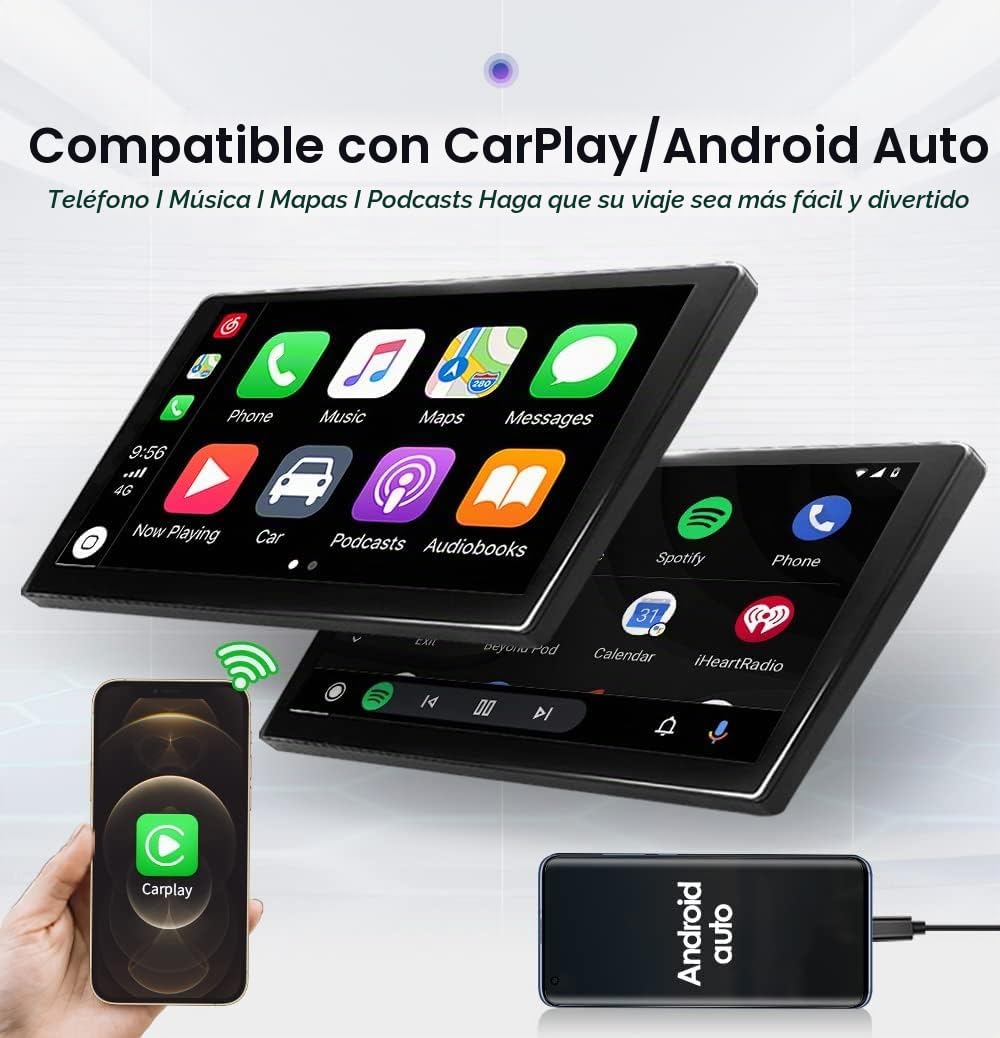 Android 13 Car Radio 9 Pulgadas Toque Touchsen 8 núcleos para VW Golf 5/6 T5 Touran Polo Sharan Passat Tiguan Asiento WiFi CarPlay/Android Car Bluetooth 4G LTE RDS SWC DSP (4GB+32GB)