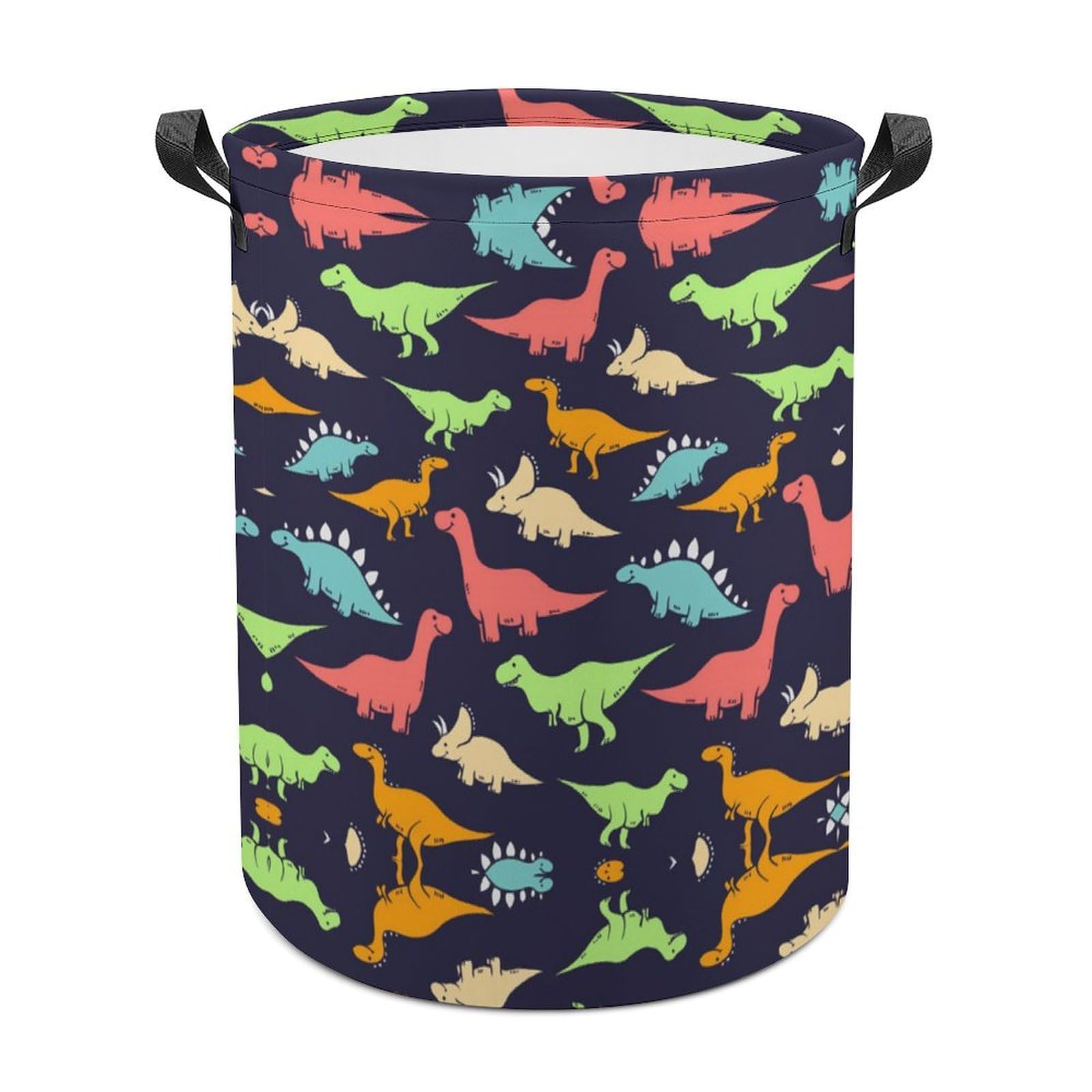 Lyfthologen Laundry Hamper, Monster Dinosaur Laundry Basket, Washing Basket with Handle