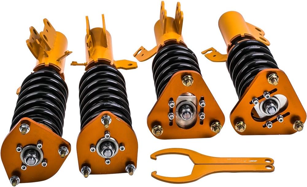 2 Front & 2 Rear Coilovers Springs For Toyota Celica FWD 90 91 92 93 Shocks Struts Adj. Height