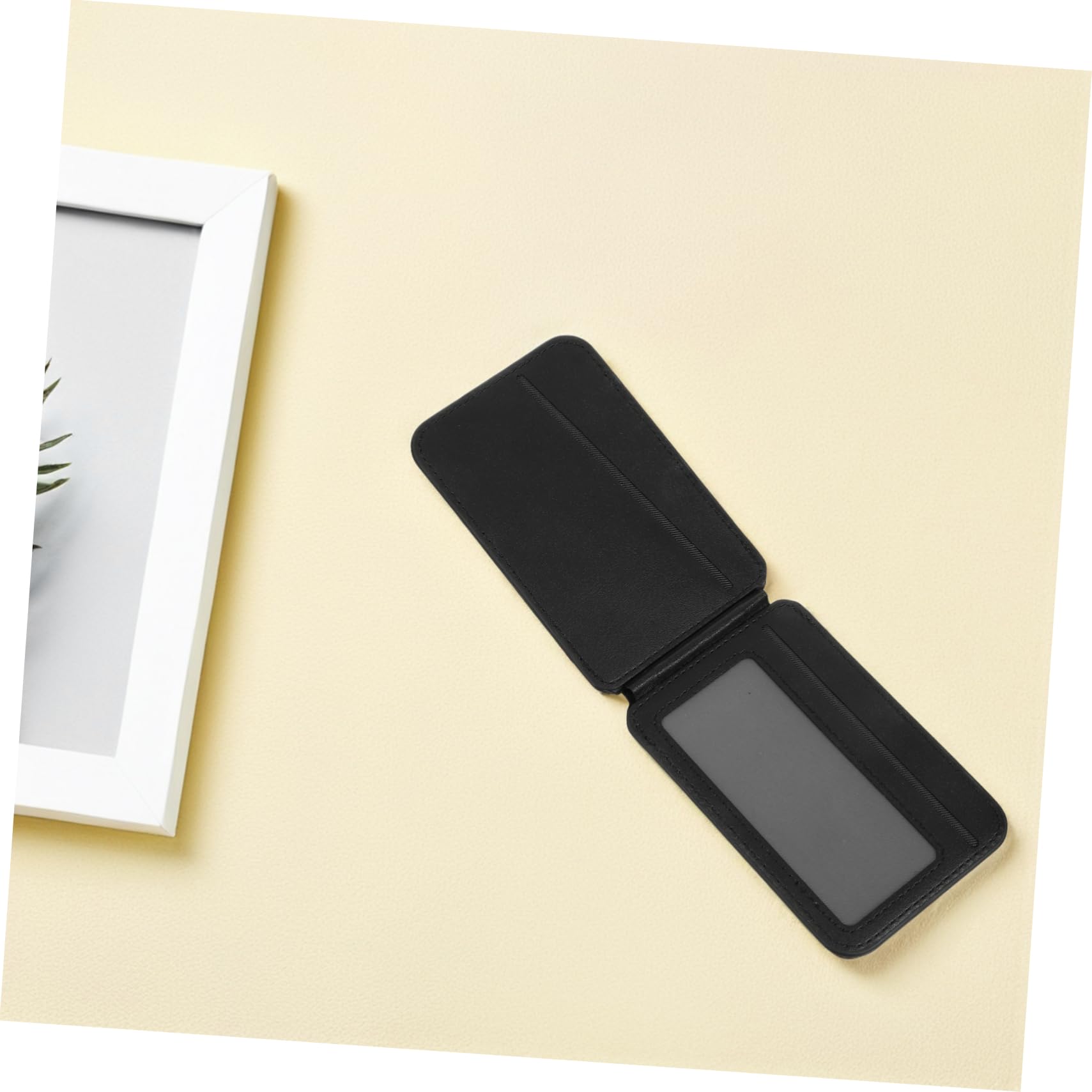 Porta Carte di Credito Magnetico per Telefono Supporto Pieghevole per Carte Custodia Sottile per Documenti Organizzatore Portatile per Telefono