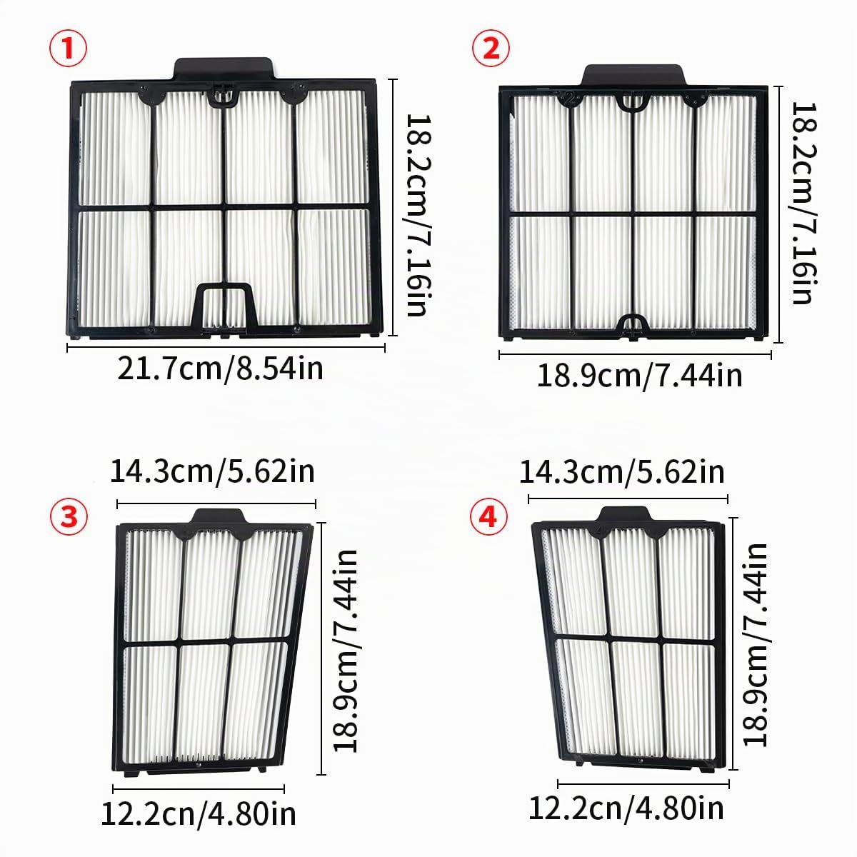 4 pièces de filtres pour nettoyeur de piscine compatibles avec Dolphin S200, Proteus DX4, Active 20, Active 30, M600, Explorer E30 Robot nettoyeur de piscine, pièce 9991467-R4