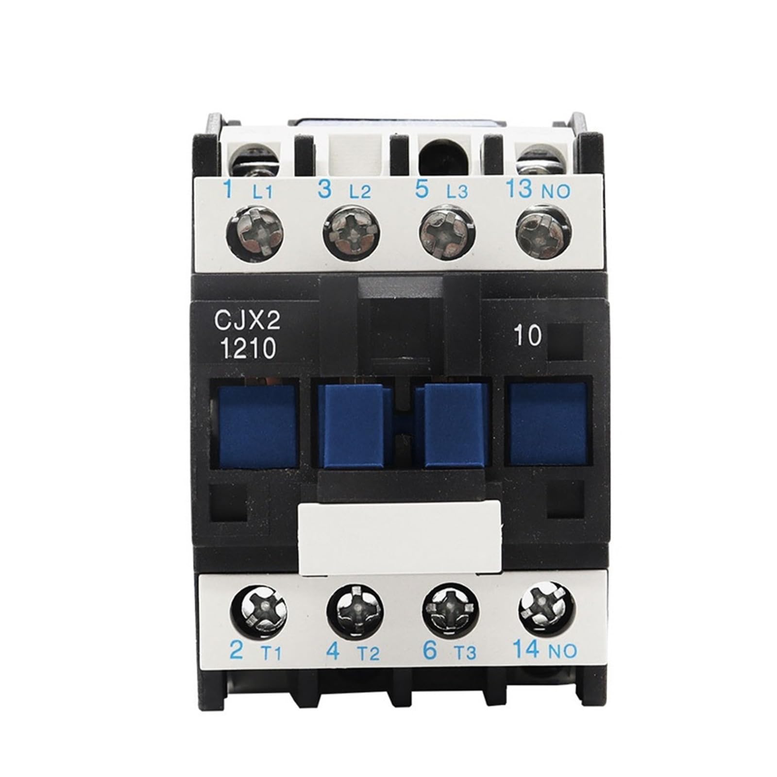 COSZWQDP LC1D AC Contactor CJX2-1201 12A NO Three Phase DIN Rail Mount Power 24V 36V 110V 220V 380V(Cjx2-1210 Ac380v)