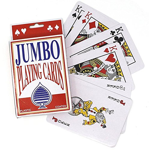 See full amazon price history chart for NYRWANA Jumbo Premium Poker Playing Cards (12cm x 9cm) NYRWANA Jumbo Premium Poker Playing Cards (12cm x 9cm) (B07B9H37RS) Amazon Price History, Amazon Price Tracker