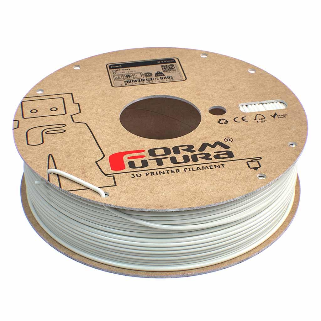 FormFutura TitanX ABS 1.75mm White 3D Printer Filament, Dimensional Accuracy < +/- 0.05mm