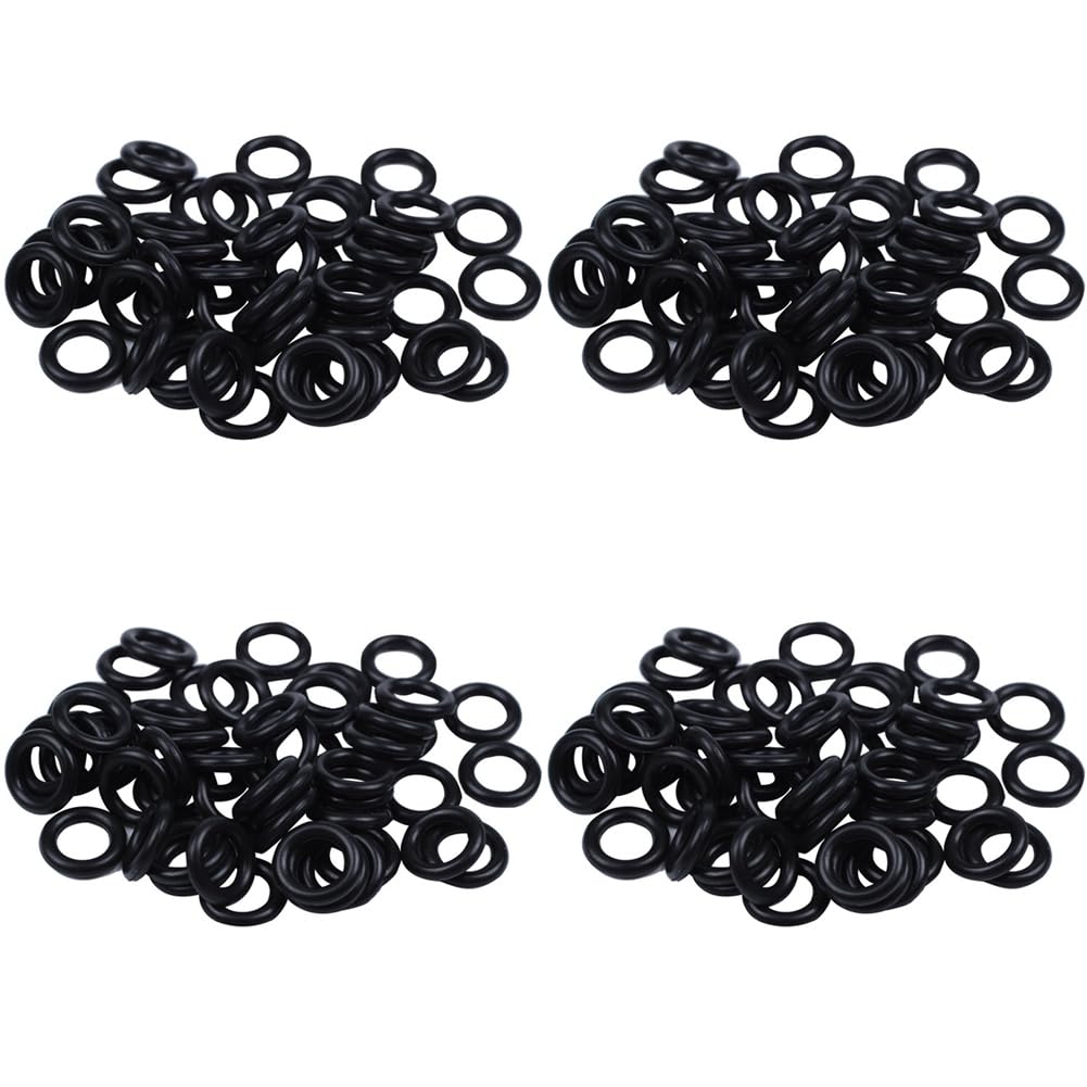 Jnchdghwa Black 200 Pieces Nitrile Rubber O Ring Seals Washers 12 Mm X 2,5 Mm X 7 Mm