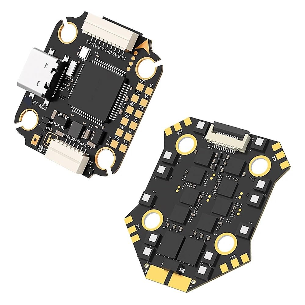 Borg F7 Stack ICM42688 Flash kontroler lotu 32 MB z 60A BL32 bit ESC 2-6S odpowiedni do drona Freestyle RC FPV (Borg F7 Mini Stack)