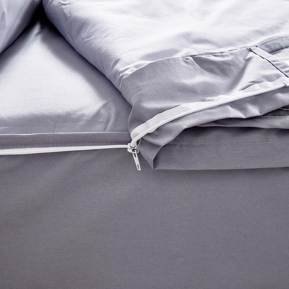 10XDIEZ Saco nórdico Ajustable algodón - Cama de 80cm, Minerva Gris | En 100% algodón, color minerva gris, tamaño cama de 80cm, estilo moderno, para las noches de frío, abriga sin pesar