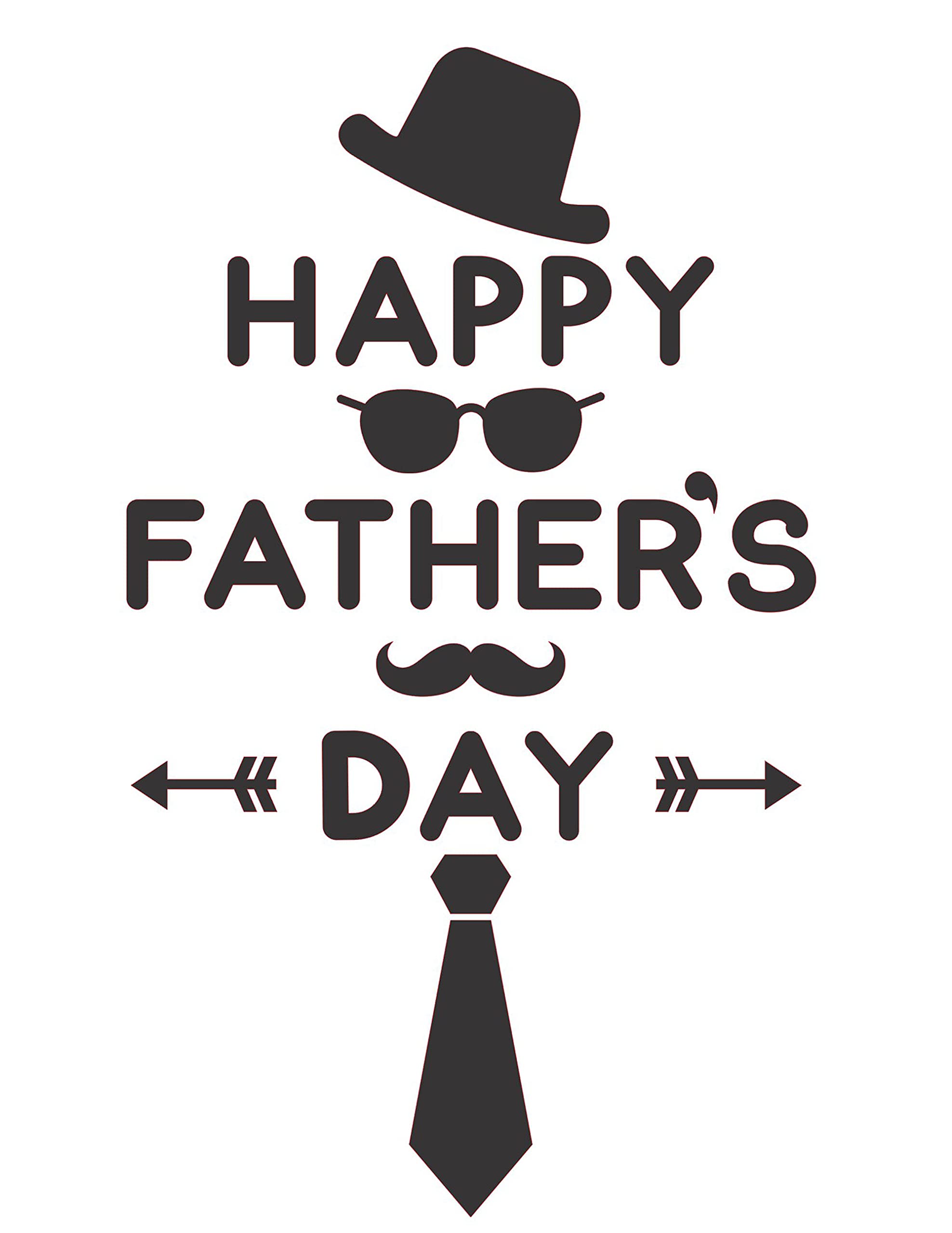 Happy Father's Day Reusable Stencil A3 A4 A5 & Bigger Sizes Shabby Craft Painting Wall Decor Dad Daddy Pa Pop / Dad2 (Reusable Mylar, A4 size - 210 x 297 mm, 8.3 x 11.7 in)