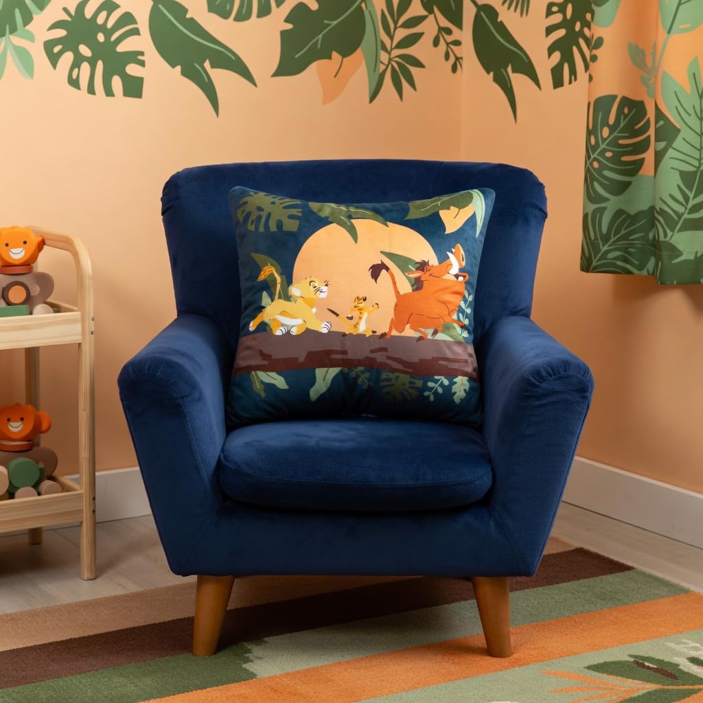 Il Re Leone Bambini Set Camera 5 Pezzi 140x200 – Simba | Set camera 5 pezzi | Piumino + Coperta con cappuccio + Cesto + Cuscino + Coperta | Simba | Licenza ufficiale