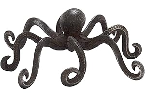 Deco 79 Kraken Tentacles Halloween Decorations - Metal Octopus Figurine