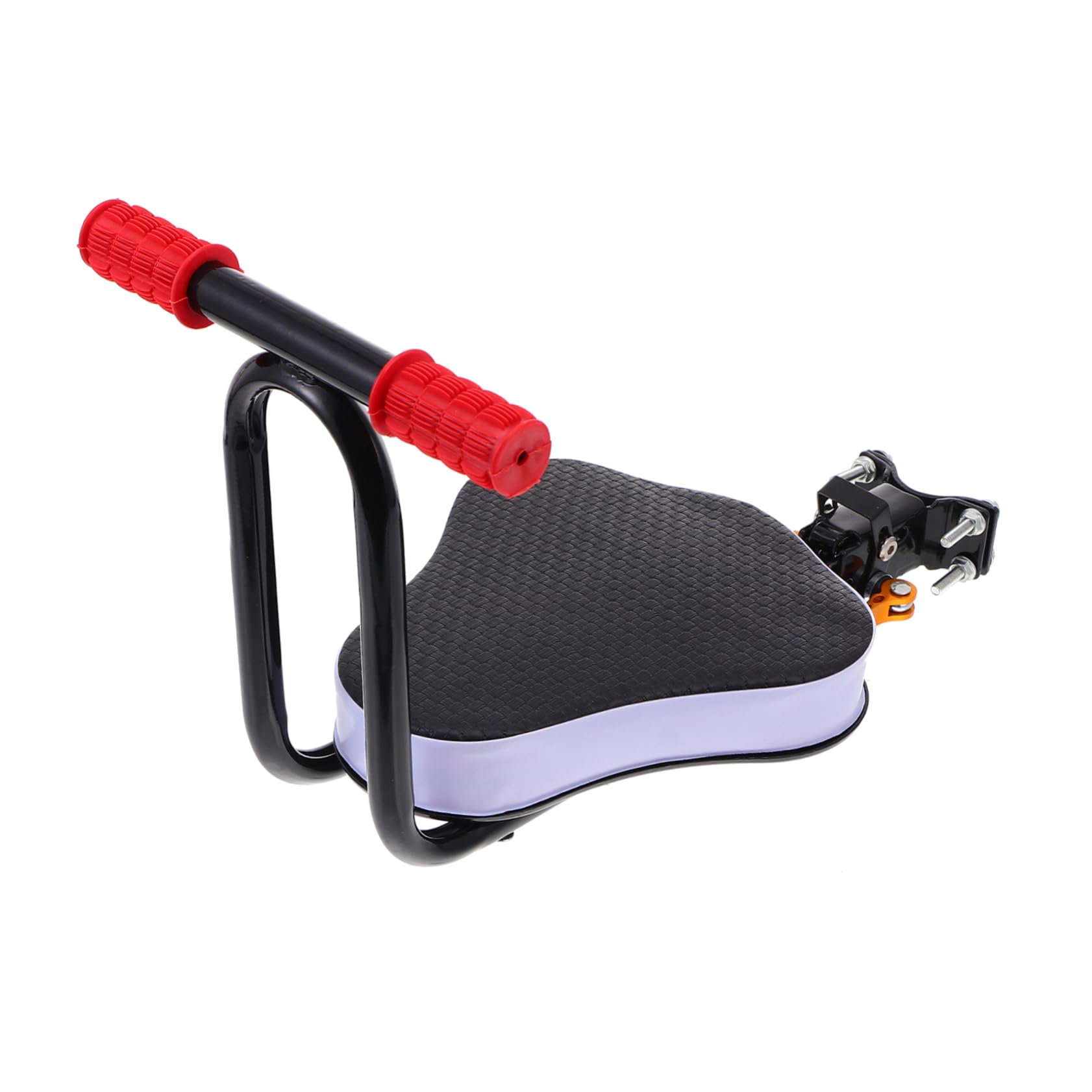 Seggiolino Sicurezza per Ragazzi per Bici Elettrica Pieghevole Nero | Acciaio al Carbonio e Sponge, Installazione Semplice, Tocco Confortevole, Effetto Protettivo