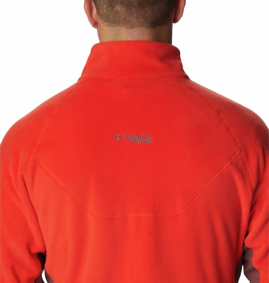Columbia Mens Titan Pass 2.0 II Fleece Jacket, Spicy, Light Raisin, XL 4