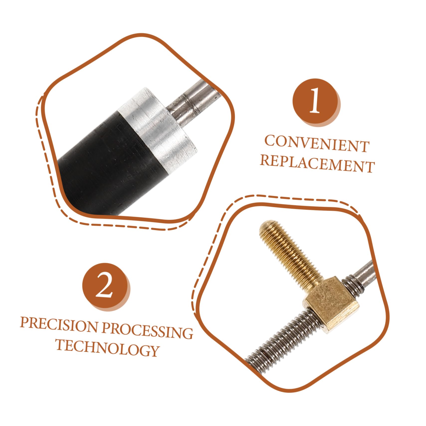 CIMAXIC Precision Crafted Bass Bow Frog Screw Replacement Tool for String Instruments