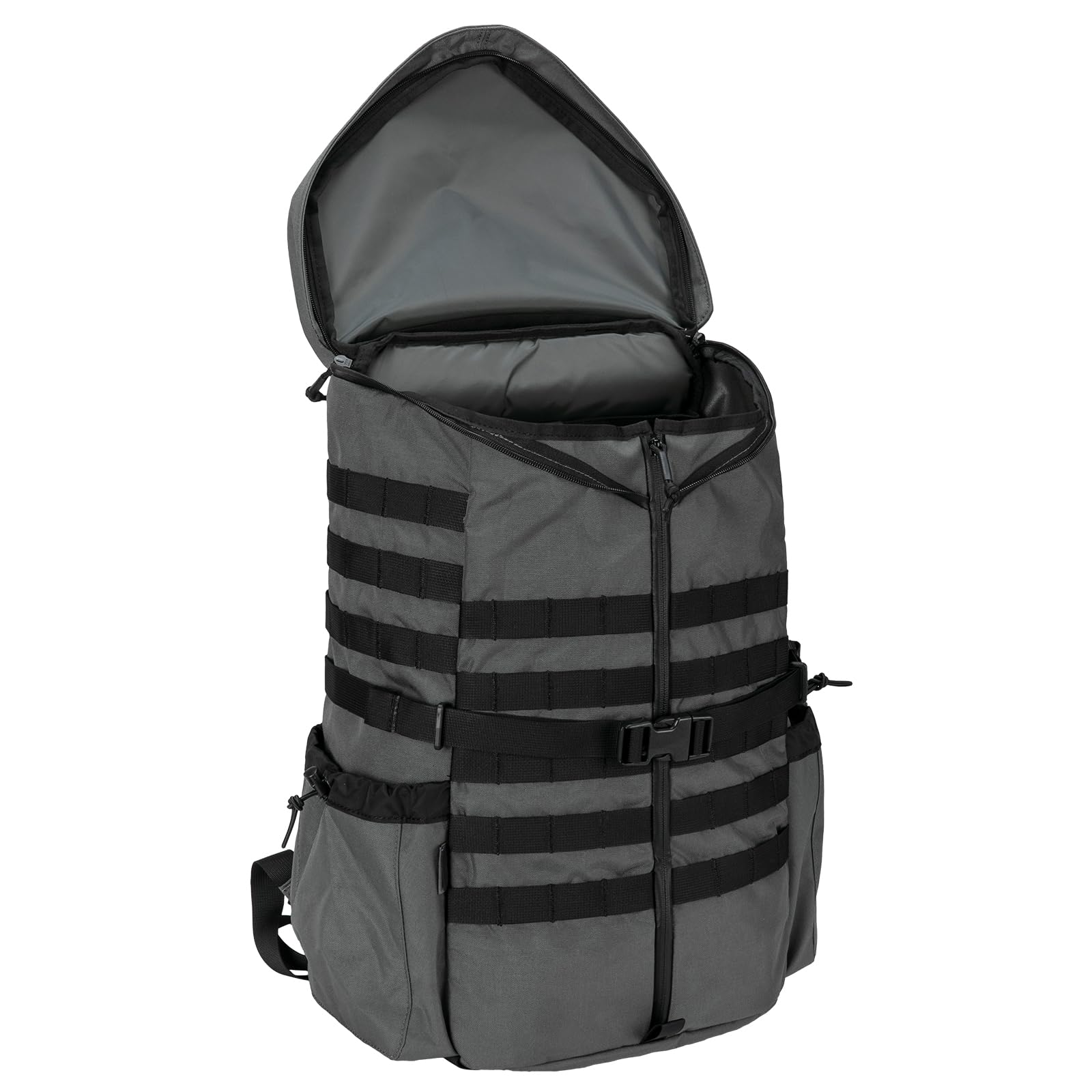 EXCELLENT ELITE SPANKER Mochila Militar Táctica Molle Mochila de Camping Mochila de Caza para Senderismo, Excursión y Viajes(GRY)
