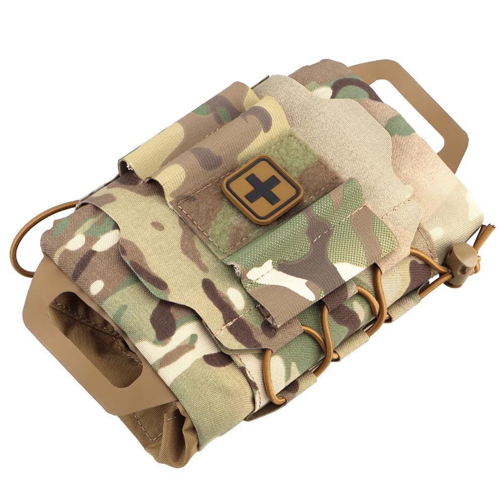ACEXIER Tactical Medical Bag Molle System Medical First Aid Pouch Rapid Deployment First-aid Pouch Outdoor Hunting Camping Medical Kit