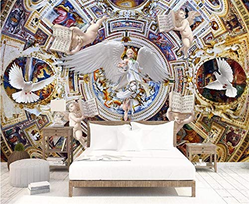 Papier peint 3D grand format pour transformer un plafond vide