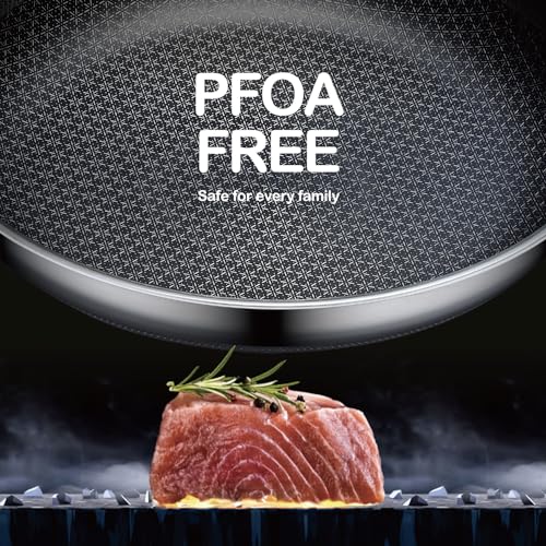 Aceself AS10IN-2.0 Non Stick Frying Pans,Hybrid 10 Inch Frying Pans Nonstick,Pfoa Free Cookware,Non Stick Stainless Steel Skillets,Dishwasher And Oven Safe thumb #3