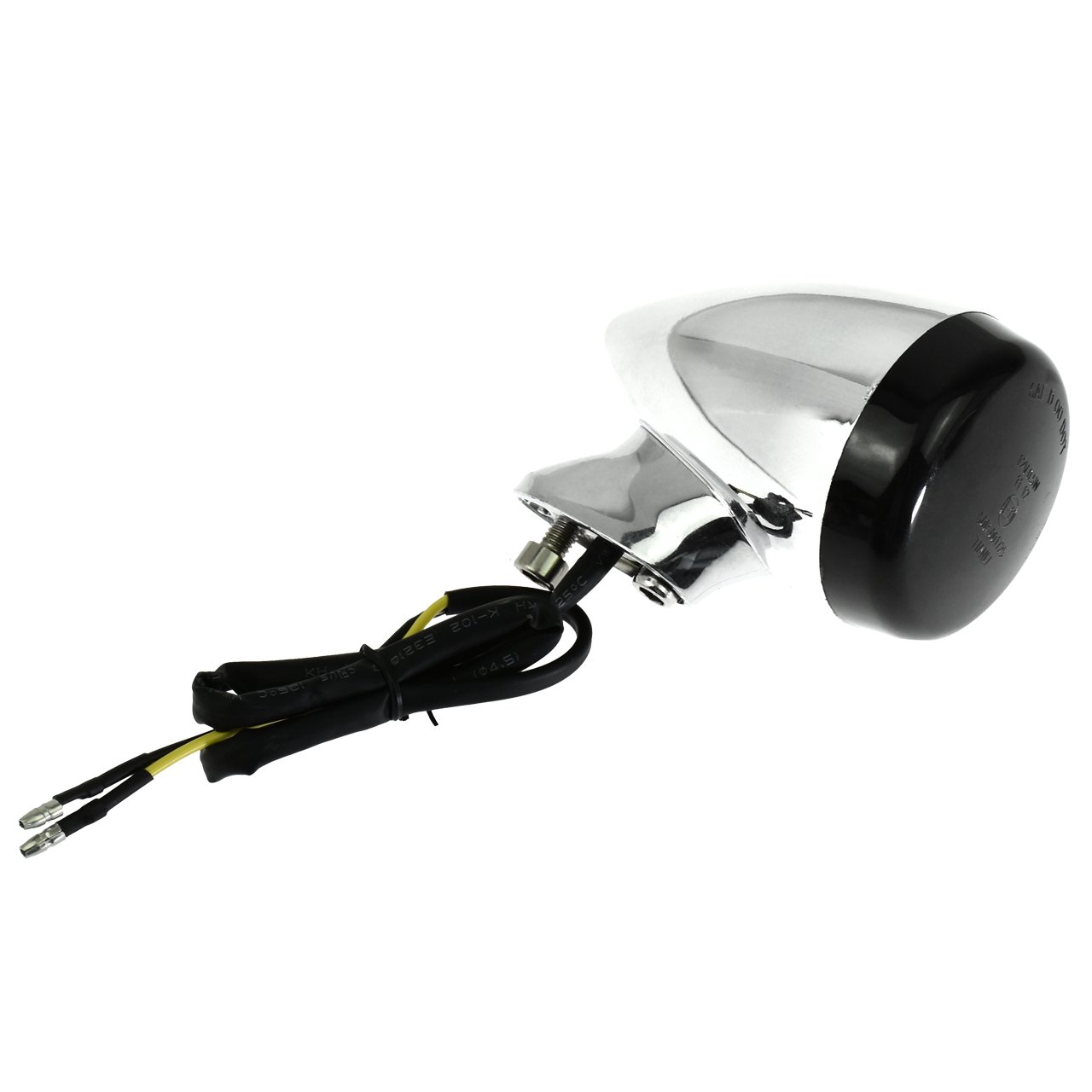 Motocykl 4 szt. 39 mm zacisk widelca przedni tylne światło LED kierunkowskazu lampa do Harley Sportster Dyna Bobber, chromowana + czarna