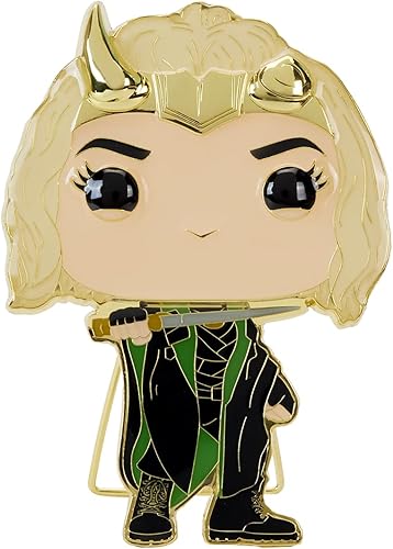 Miniatura 2 de Funko Pop! Pin Marvel - Loki, Sylvie con Cape Glow in the Dark