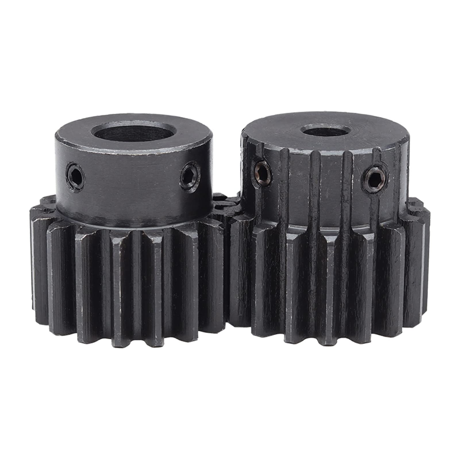 Zahnradsatz, Ritzel, 1 Stück, 2M, 16 Zähne, 17 Zähne, Stirnrad, 8 mm, 19 mm Bohrung, 2 Module, 16 Zähne, 17 Zähne, Ritzel, Schwärzung, 45 Kohlenstoffstahl, Getriebezahnräder, Bohrung, Welle(2M 16T Bor