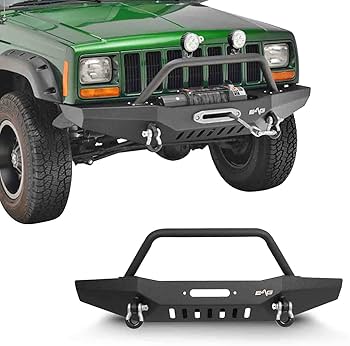 Amazon | EagフロントWinchバンパーfor 84 – 01ジープチェロキーXJ