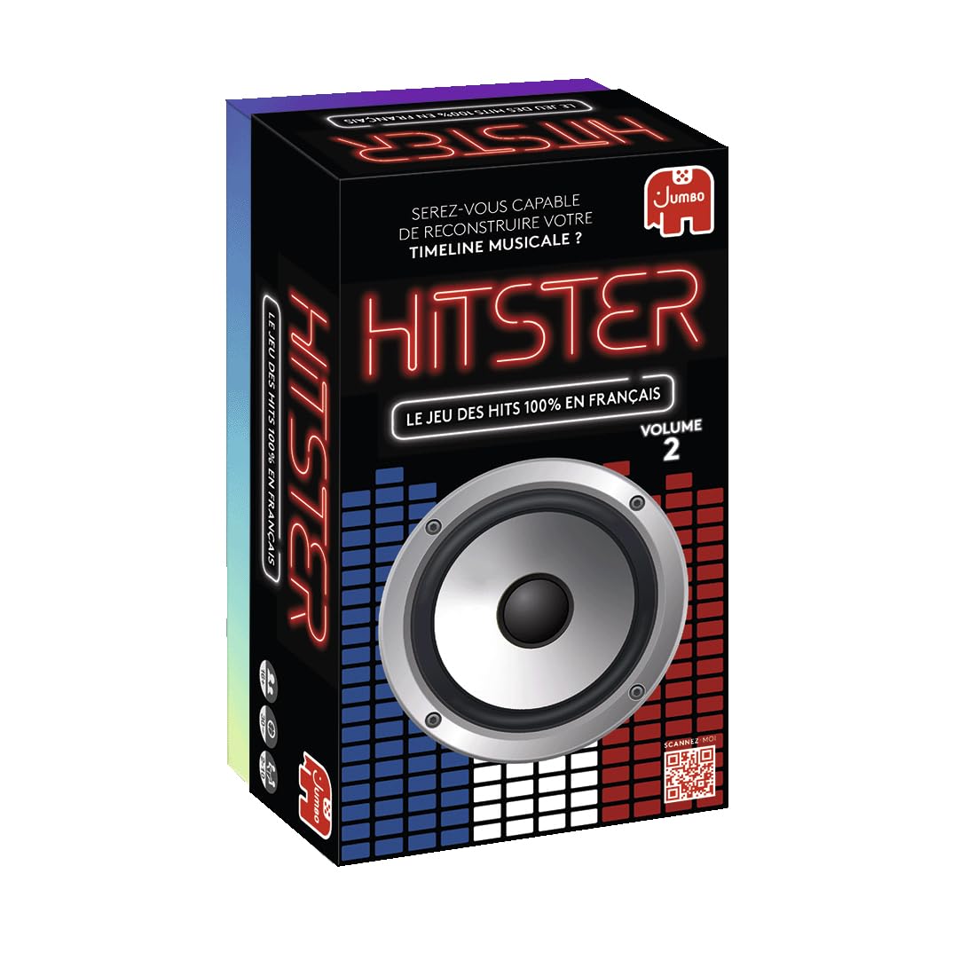 Dujardin Hitster 100% French Song – Board Game and Ambience – Adult Game – Rediscover 100 Years of French Musical Hits – To Play with Family and Friends – 2 to 10 Players – From 16 Years