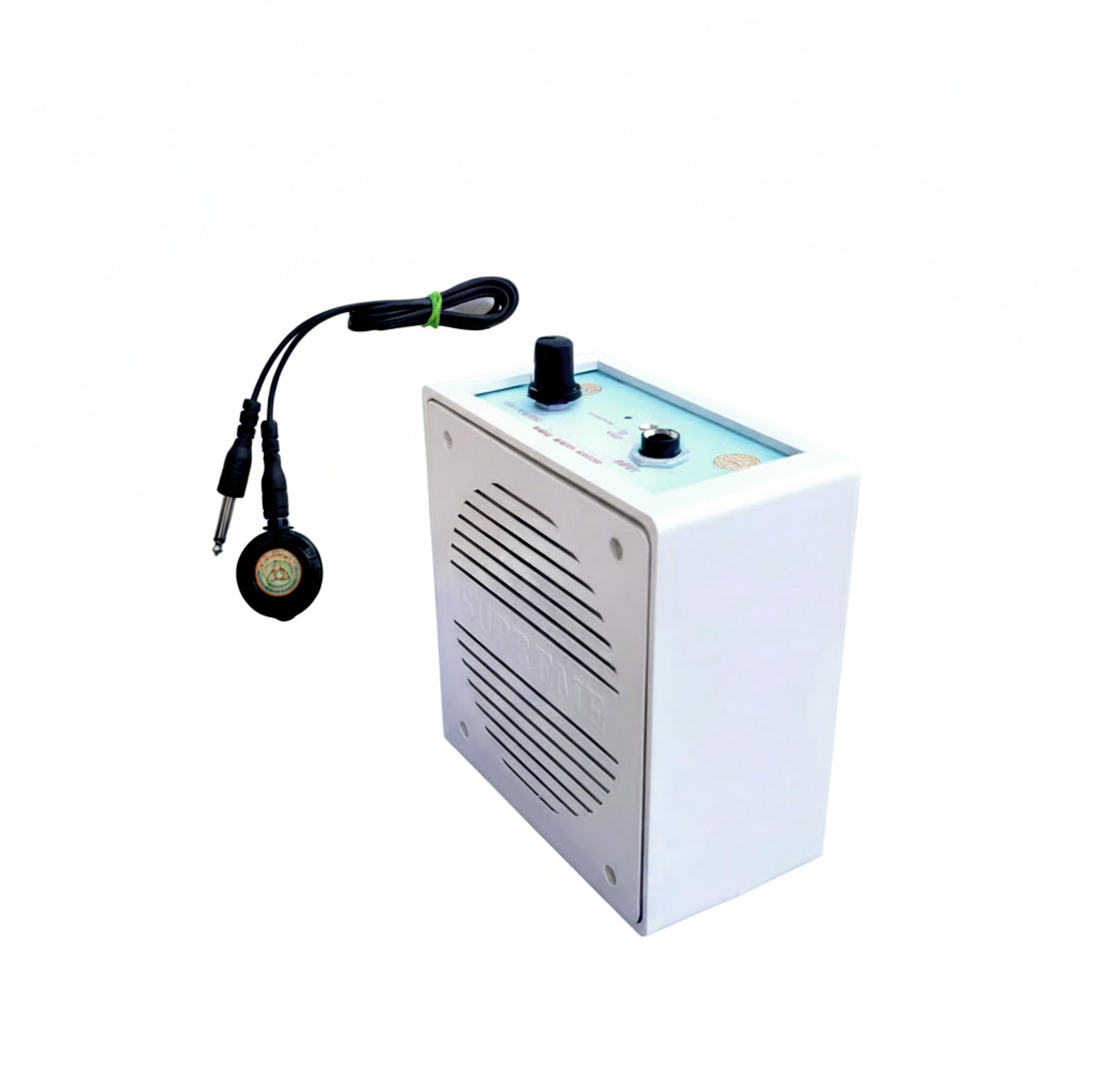 Veena/Violin Pickup & Small Mini Amplifier Combo by Supreme Musicals.