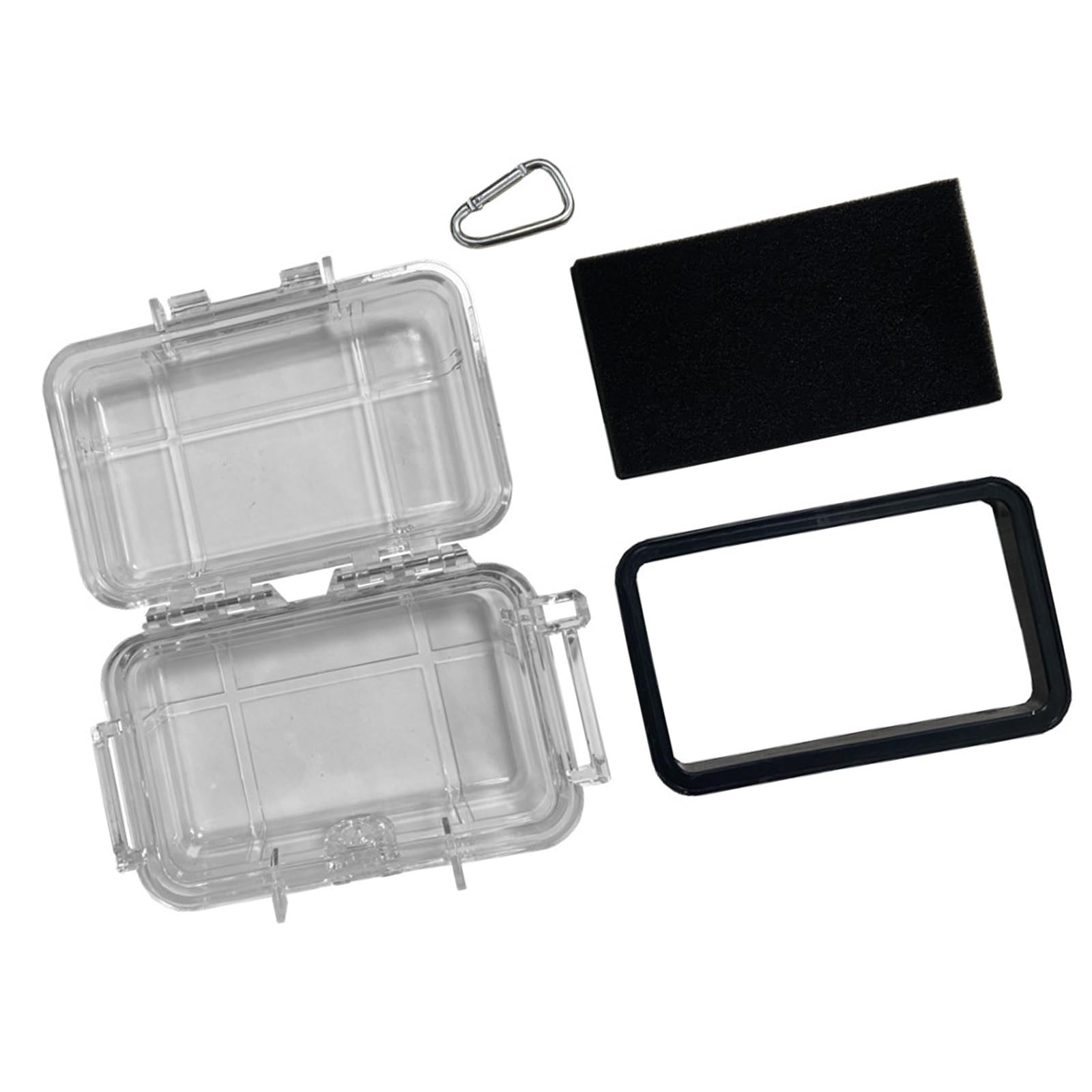 Heavy-Duty Water-Resistant Utility Box Adjustable Compartments for Hiking Equipment &amp; Adventure Gear Storage Box