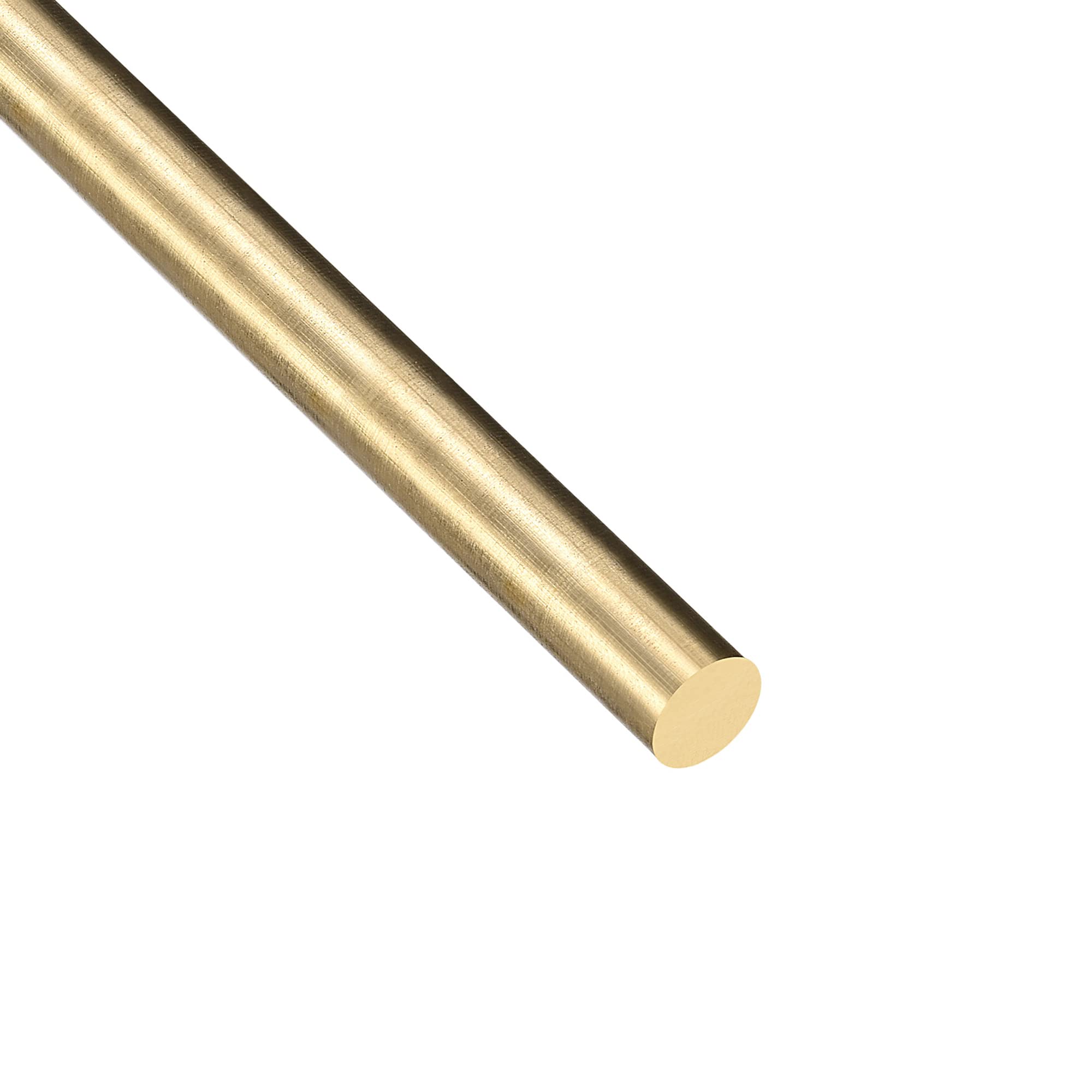 PATIKIL Ottone Stelo Rotondo 6mm 1/4" 250mm Barra Tornio per RC Modello