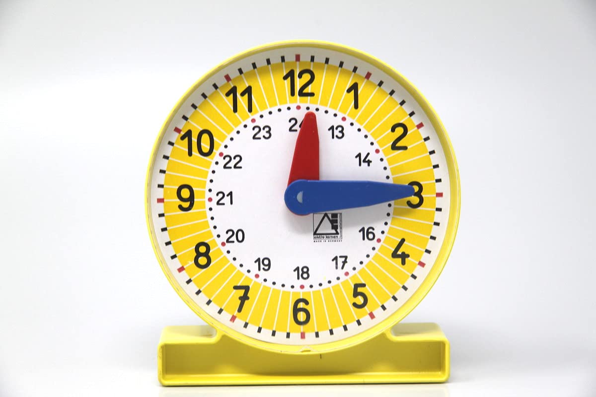 Wissner Orologio per insegnamento dell'ora - Bambini dei Pre-scuola e Scuola Primaria