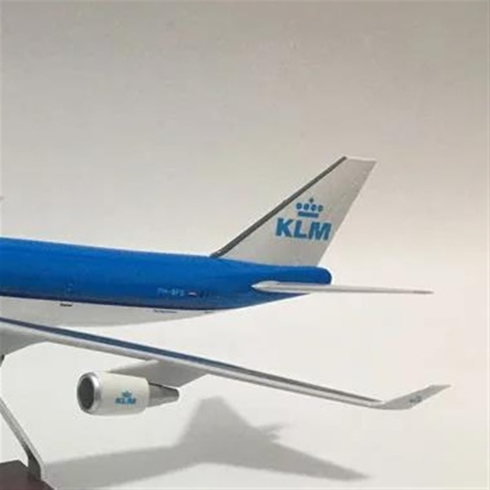 Escala 1 160 para Modelo De Avión KLM Boeing B747, Modelo De Avión De Resina Fundido A Presión KLM Royal Dutch con Luces(No Light)