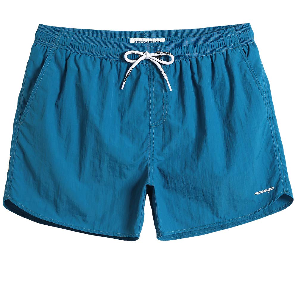 MaaMgic Mens Swim Trunks with Mesh Lining Quick Dry Mens Bathing Suit Shorts — view 21