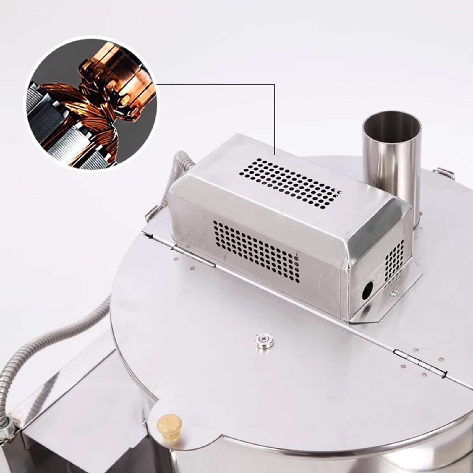 macchina per pop corn Macchina for popcorn a riscaldamento elettromagnetico, macchina elettrica a gas commerciale per uso familiare