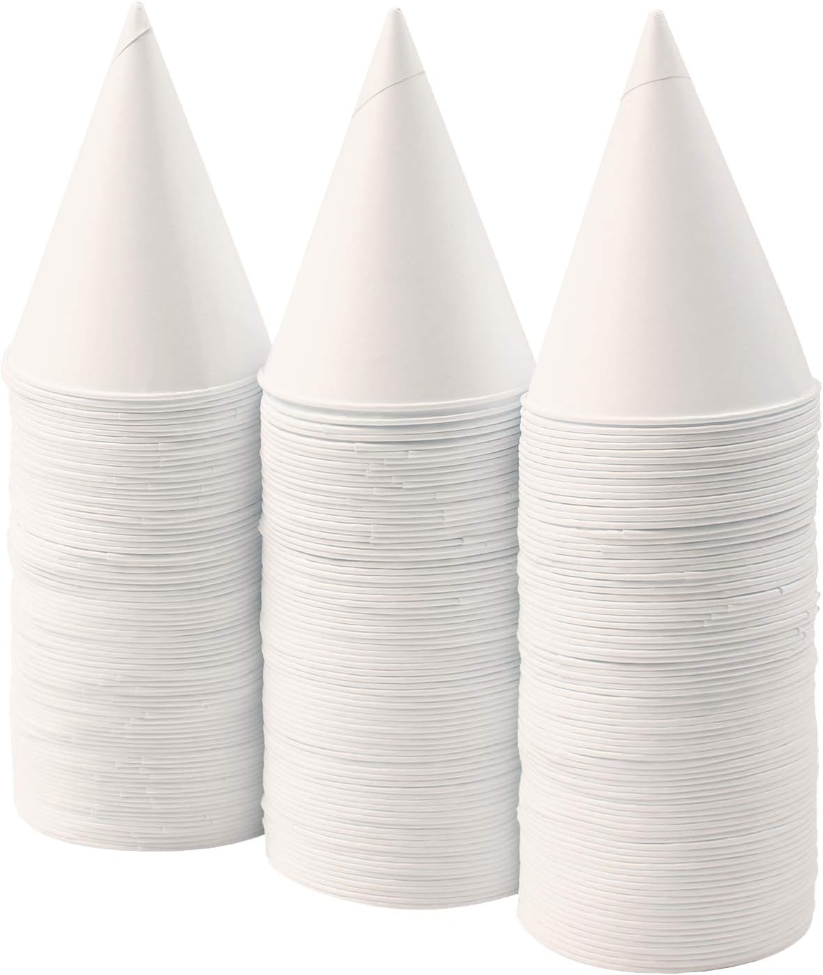 Ruisita 200 Pieces Snow Cone Cups Cone Water Cups Shaved