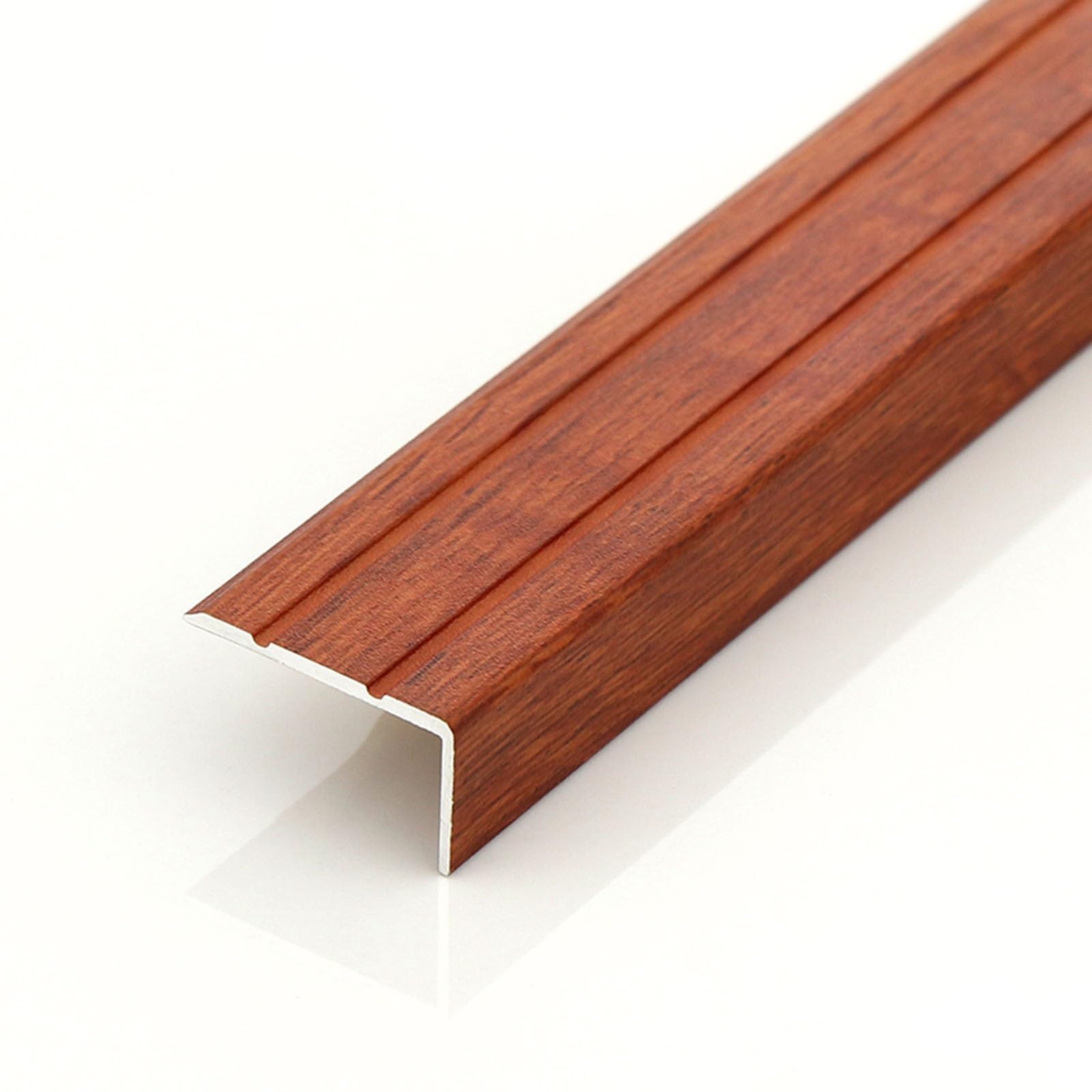 Perfil de Borde Protección Escalón Stair Nosing for Wooden Steps, 69 55 45 35 31 Inches Metal Stairs Edge Profile Trim With Non Slip Surface for Laminate Flooring/Tile/Treads Edging Outpost, Carpete