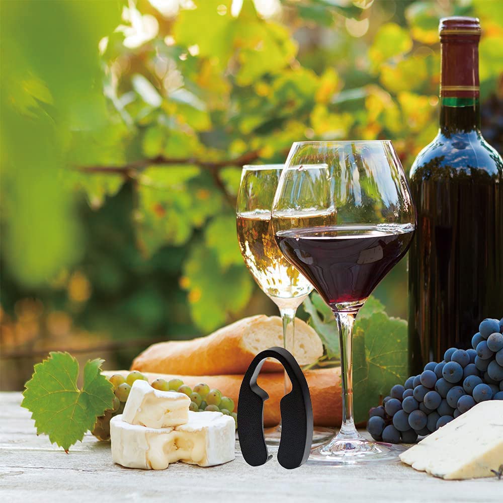 YUMUL, 6 Piezas Cortador Papel Vino, Acero Inoxidable Cortador Papel Vino, Cortador Botellas Vino, Eliminación Papel Aluminio Botellas Vino, Adecuado Para Fiestas, Campamentos, Bodas, Etc