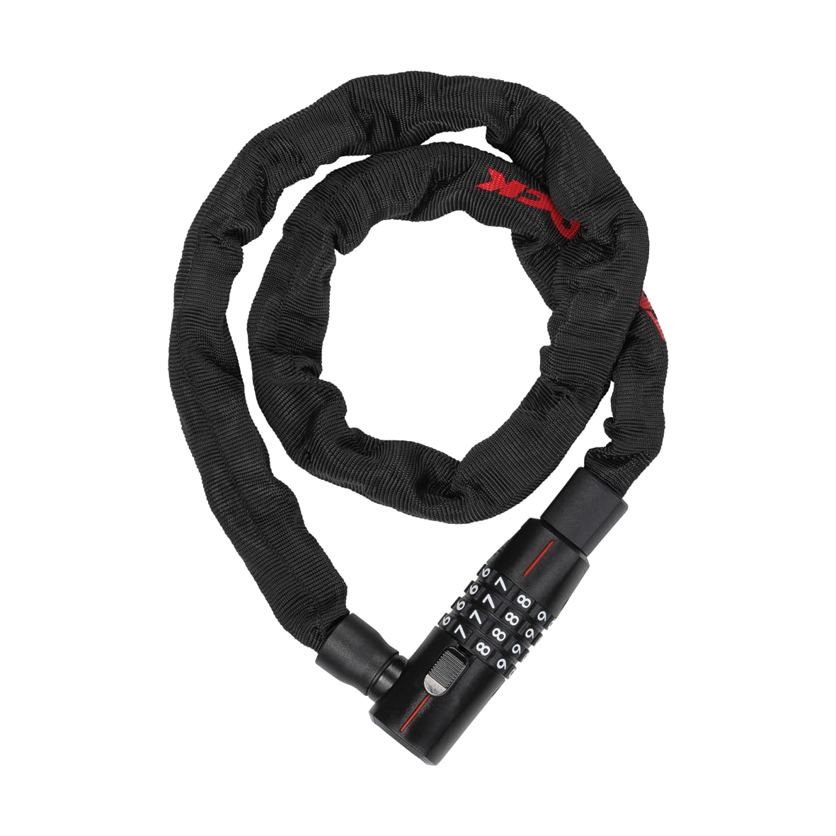 TRELOCK BC 280 Code Kettenschloss – Länge 85 cm – Kettenglieder 5 mm – Sicherheitsstufe 6 – Frei einstellbarer Code